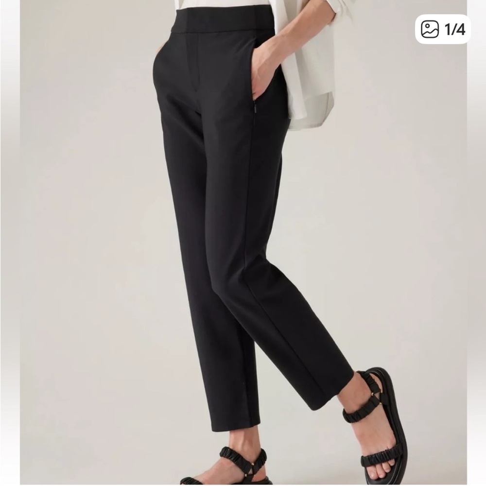 Athleta Black Stellar Trouser Size 8